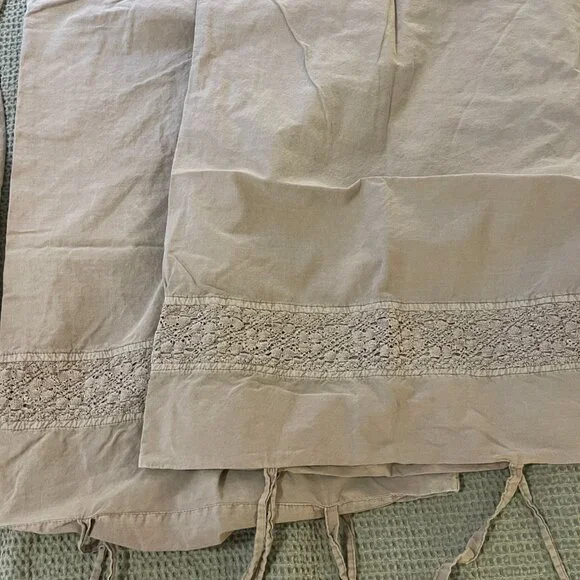 Pottery Barn Washed Cotton Full/Queen Duvet Set in Lavender - Picture 2 of 11